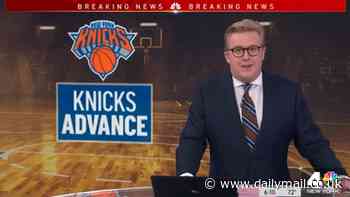 New York news station left red-faced after wrongly airing 'Knicks advance' graphic after team was eliminated from playoffs