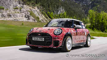 Mini John Cooper Works previewed in camo keeping gas performance alive