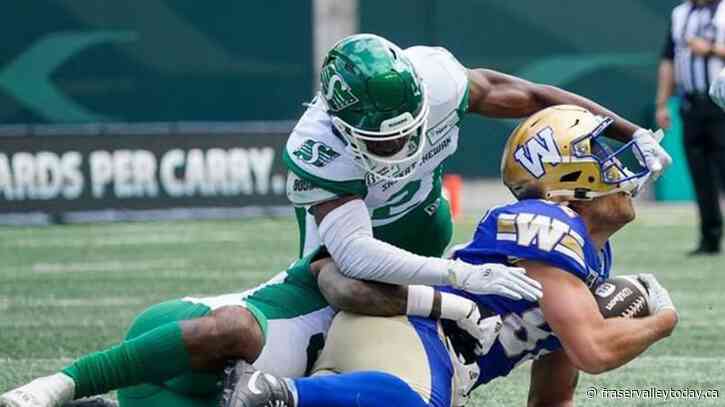 Roughriders roll past Blue Bombers 25-12 in pre-season tilt