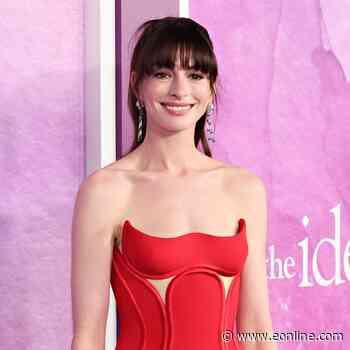 Anne Hathaway's White-Hot Corset Gown Is From Gap—Yes, Really