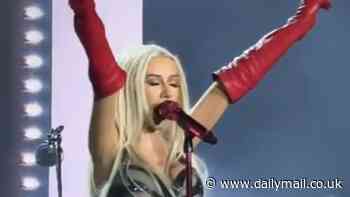 Christina Aguilera sparks Ozempic rumblings after displaying 40 pound weight loss during concert in Mexico