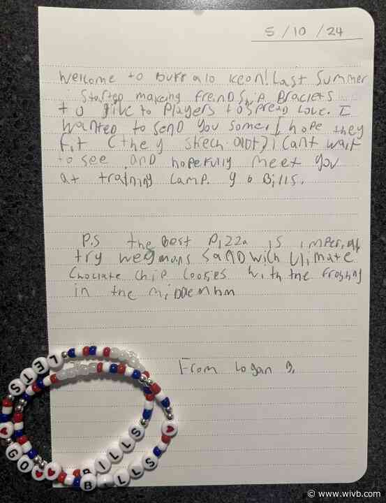 Bills rookie Keon Coleman wears bracelet made by young fan