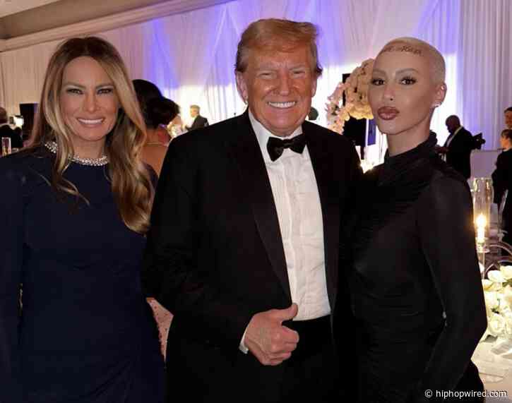 MAGA Muva: Amber Rose Posts Pic With Donald Trump, Xitter Drags Her By The Dome