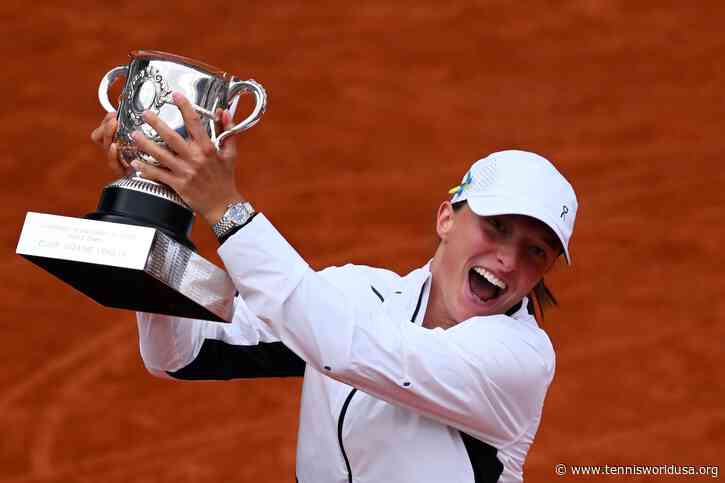 Slam legend says Iga Swiatek is becoming 'women's version of Rafael Nadal on clay'