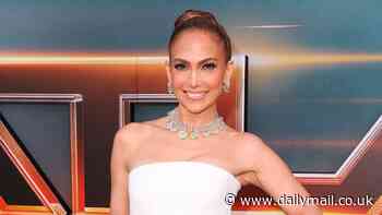 Jennifer Lopez stuns in strapless dress as she arrives at premiere of her movie Atlas WITHOUT Ben Affleck amid divorce rumors (but she's still wearing her ring)