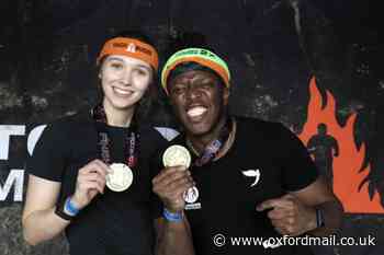 KSI joins 14,000 others at Tough Mudder event near Henley