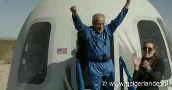 90-jarige astronaut 63 jaar na afwijzing alsnog de ruimte in