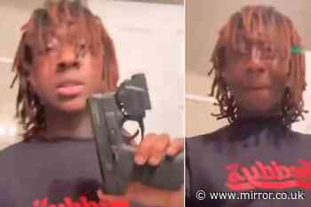 Horror moment teen rapper, 17, accidentally shoots himself dead while showing off gun in video