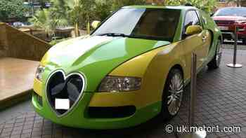 This is the worst replica of the Bugatti Veyron ever seen.
