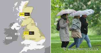 Fresh Met Office weather warnings to bring 54 hours of misery for most of UK
