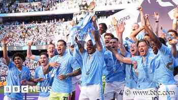 Manchester City to parade Premier League trophy