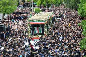 Iranians flood streets of Tabriz for President Ebrahim Raisi's funeral