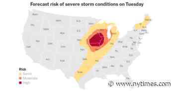 Storms Could Bring Tornadoes and Damaging Winds to Midwest Today