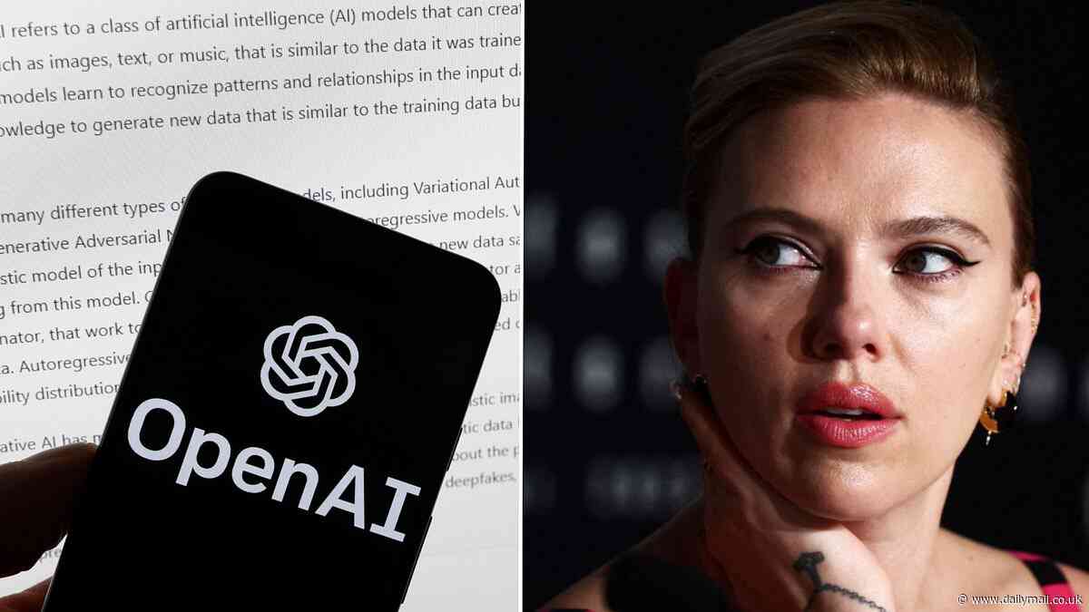 Do YOU think it sounds like Scarlett Johansson? ChatGPT's 'flirty' AI bot's voice is revealed - so, do you think it resembles the Hollywood A-lister?