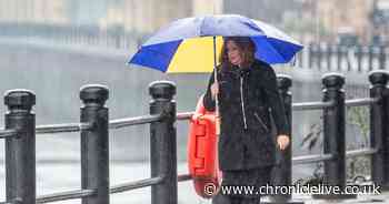 Met Office issues North East with yellow weather warning for rain