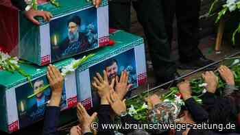 Trauerfeierlichkeiten im Iran: Tausende folgen Raisis Sarg