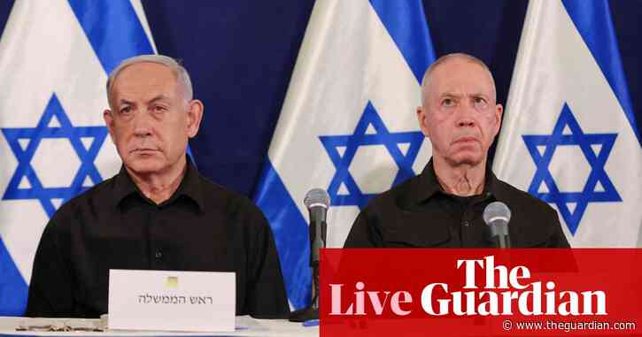 Israel-Gaza war live: ICC arrest warrant ‘attempt to deny Israel the right to defend itself’, says Israel defence minister