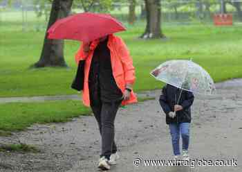 Met Office issue weather warning as 'heavy rain' to hit Wirral