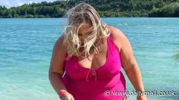 GBBO's Laura Adlington proudly shows off her curves in bright swimwear and says she 'feels like a million dollars' after years of wanting to 'be invisible'