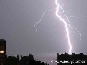 Met Office issues yellow thunderstorm warning for all of Sussex