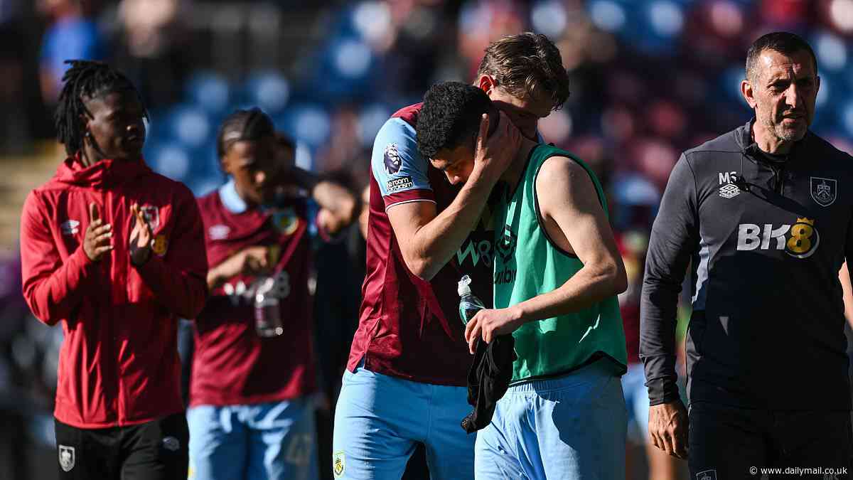 Burnley confirm the departure of two players following Premier League relegation with former England international among them