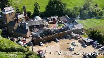 Fire near Banbury: Drone footage shows extent of damage