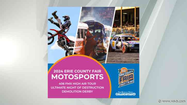 Motorsports and demolition derbies coming to Erie County Fair