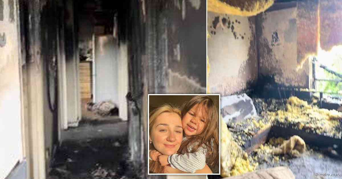Mum and daughter ‘lose everything’ in house fire sparked by toy car’s e-battery