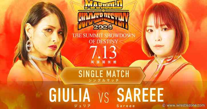 Marigold Announces Giulia vs. Sareee For Summer Destiny 2024