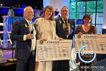 Kiwanis de Langeman in Hasselt schenkt 10.000 euro aan het goede doel