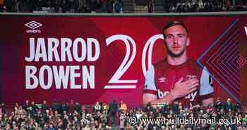 Ex-Hull City star Jarrod Bowen takes giant step towards Euro 2024 dream