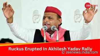 Stampede-Like Situation At SP Leader Akhilesh Yadav`s Rally in Uttar Pradesh`s  Azamgarh
