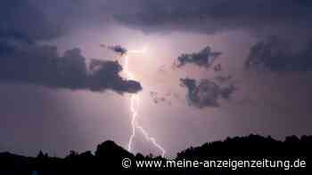 Unwetter mit Starkregen in Hessen - amtliche Gewitter-Warnungen