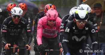 LIVE Giro d’Italia | Kopgroep begint met kleine voorsprong aan klimwerk in ingekorte etappe