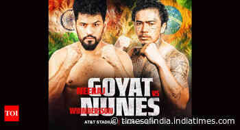 Neeraj Goyat to debut against Whindersson Nunes