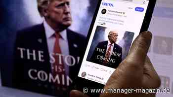 Donald Trump: Sein Online-Netzwerk Truth Social macht Millionenverlust