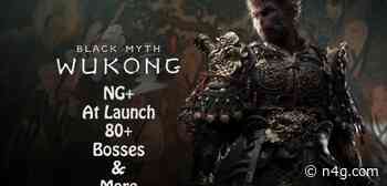 Black Myth: Wukong Will Reportedly Offer New Game Plus At Launch, Features Over 80 Boss Fights