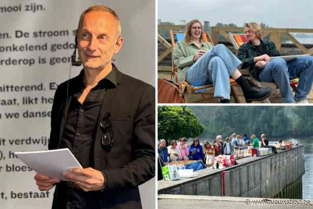 “Ik wens Sint-Amands nog veel regen toe”: uitzonderlijk gemeentegedicht onthuld op literair festival Dichter Bij Water