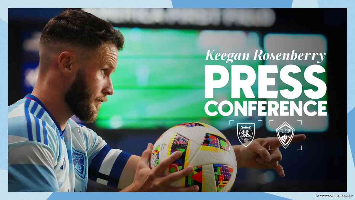 Press Conference | Keegan Rosenberry on message to team, squad's ability to create chances