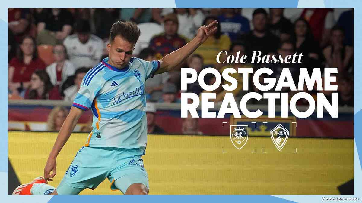 Postgame Reaction | Cole Bassett on goalscorers' strengths, positives taken from loss in Salt Lake