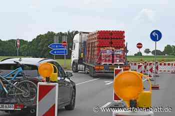Autobahnzubringer L 776 in Richtung Rüthen gesperrt