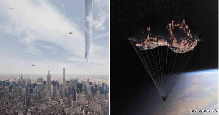 Architects want to hang a skyscraper off an asteroid. Just how mad an idea is it?