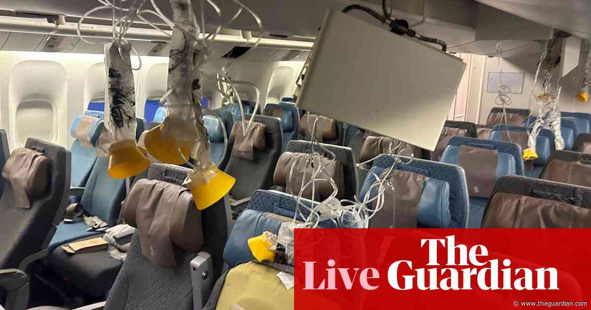 Singapore Airlines flight: British man dead and 30 injured after severe turbulence – as it happened