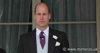 Prince William joins forces with Beatrice, Eugenie, Zara and Mike to cover Charles at party
