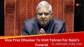 Vice President Dhankhar To Attend Iranian President Ebrahim Raisi`s Funeral In Tehran
