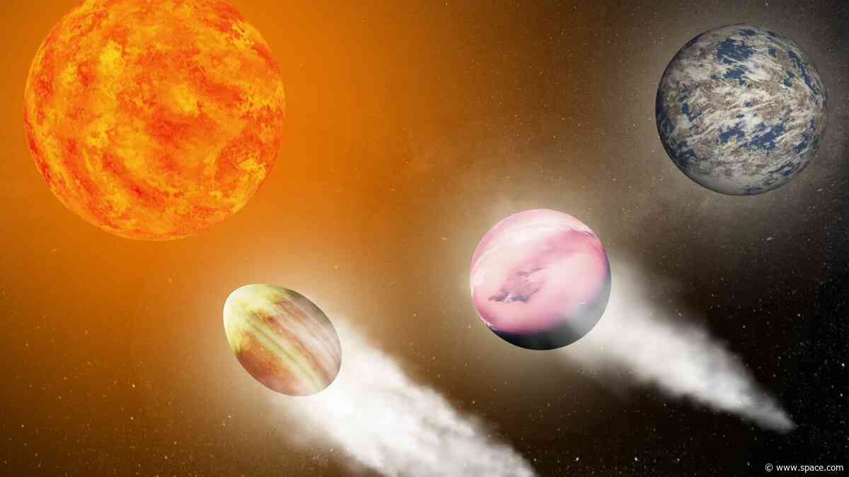 Stars give tiny planets a gravitational 'squeeze' to strip away their atmospheres