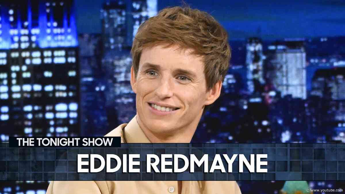 Eddie Redmayne Teaches Jimmy "Willkommen" from Cabaret, Says Mom Had No Reaction to Tony Win