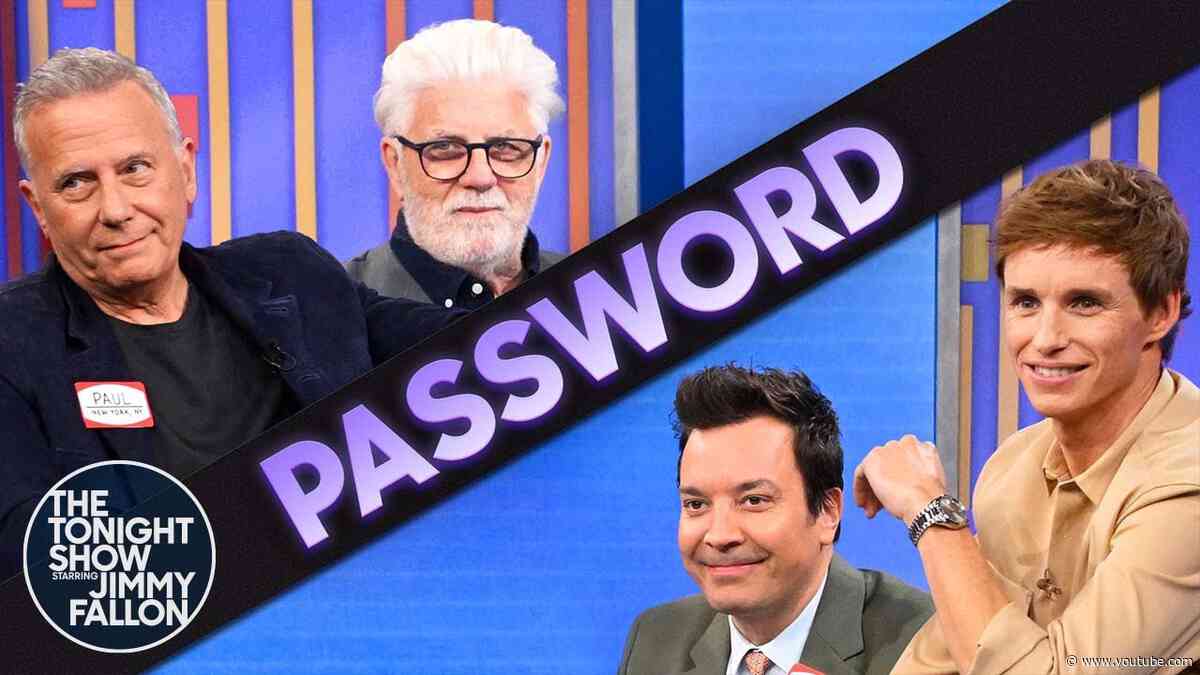 Password with Eddie Redmayne, Michael McDonald and Paul Reiser | The Tonight Show