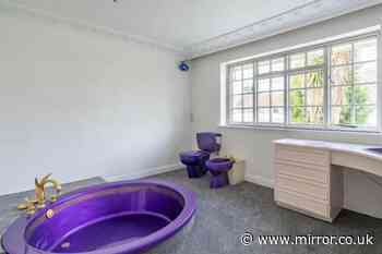 House-hunters 'unsettled' by 'weird' purple bathroom – it's nothing like rest of home