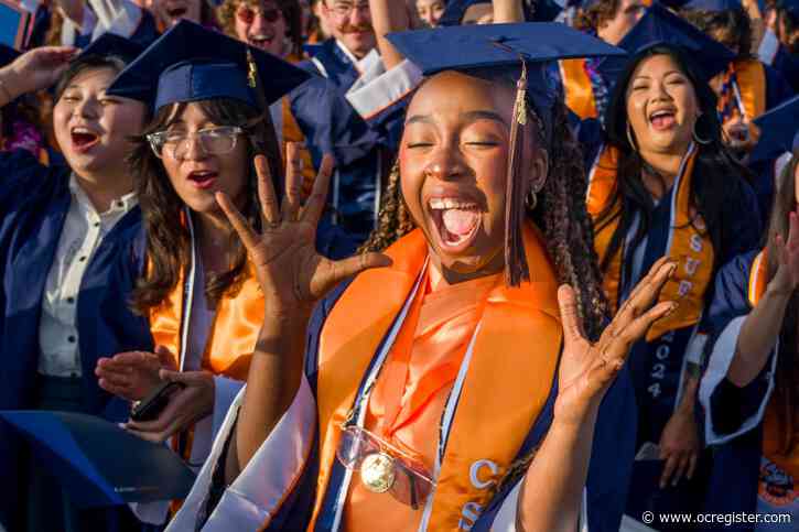 After finishing high school in a pandemic, Cal State Fullerton grads get to celebrate in person